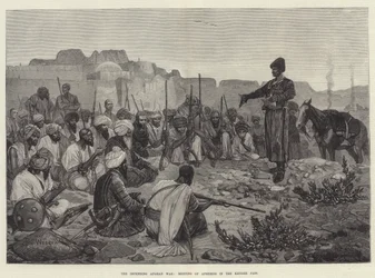 Der drohende Afghanische Krieg, Treffen der Afreedis im Khyber-Pass